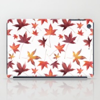 Dead Leaves over White iPad mini Case by Sergio Schnitzler aka Yio - Multimedia
